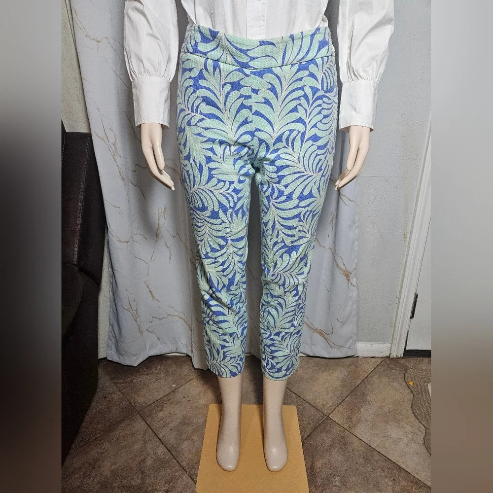 Kate Spade Blue and Green Patterned Woman Pants